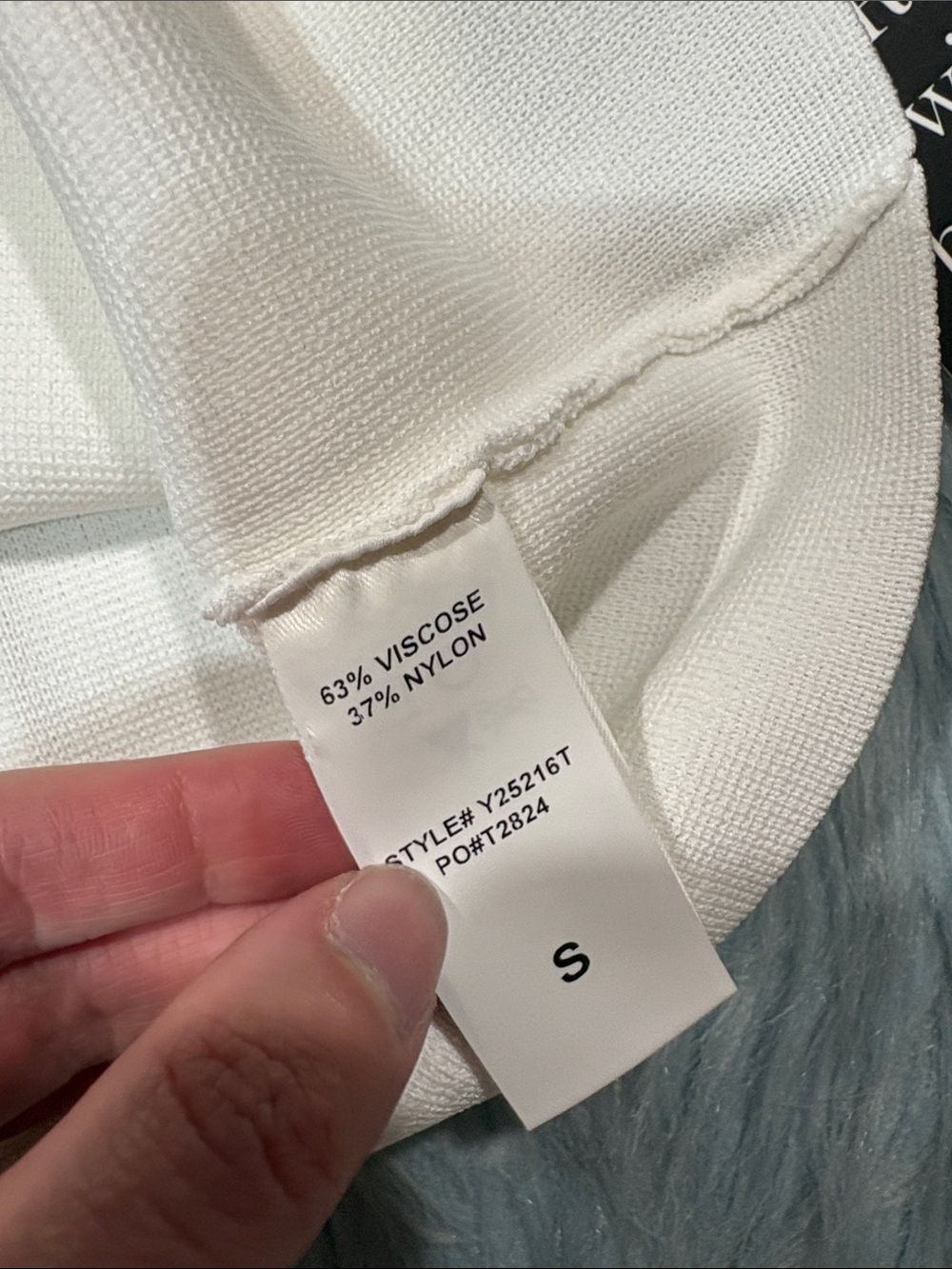 NWT Tuckernuck White Off-the-Shoulder Ric Rac Compression Elliston Shirt - Picture 9 of 10